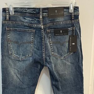American Tall skinny fit distressed jeans